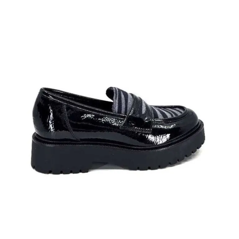 Ivoire 1M4883 Cuir Vernis Noir