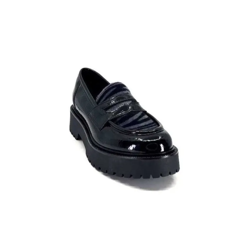 Ivoire 1M4883 Cuir Vernis Noir