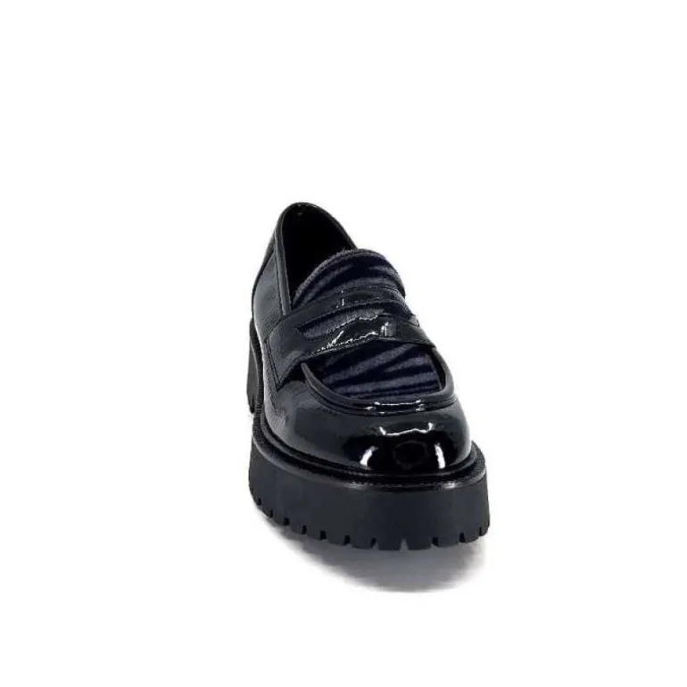 Ivoire 1M4883 Cuir Vernis Noir