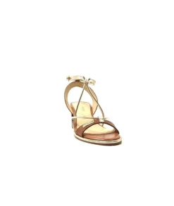 Les Tropeziennes Lilon Cuir Marron & Or