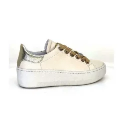 Meline Pf222 Cuir Creme Et Dore