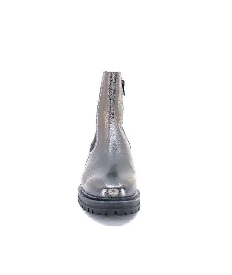 Mkd Gilda Cuir Metal Gris