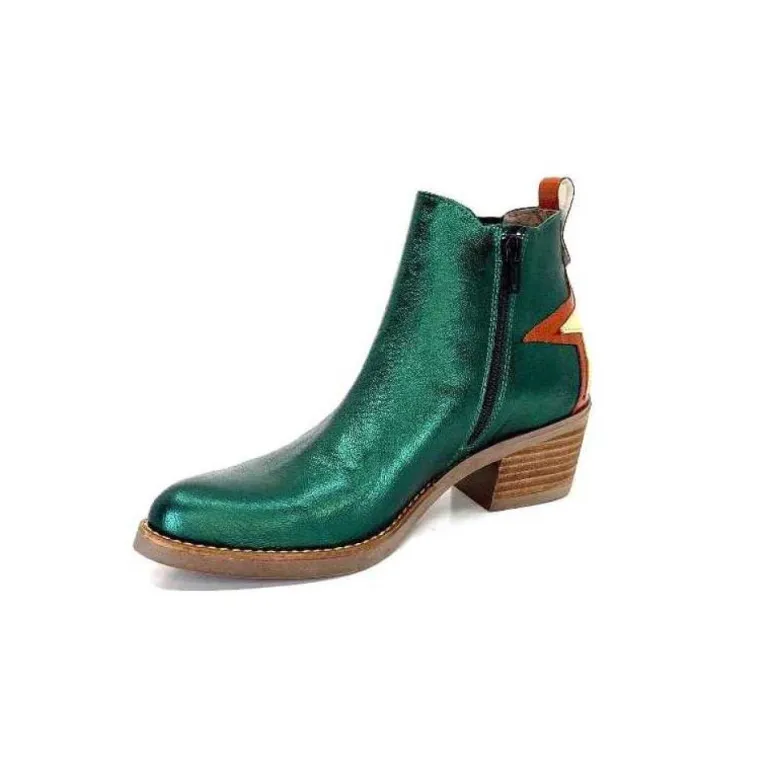 Mkd Izac Cuir Metal Vert