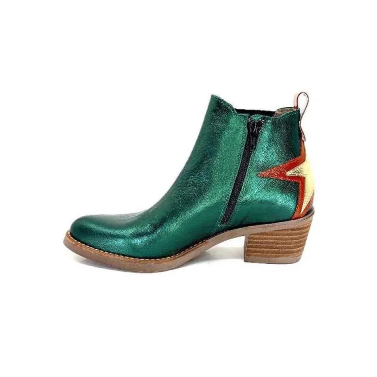 Mkd Izac Cuir Metal Vert