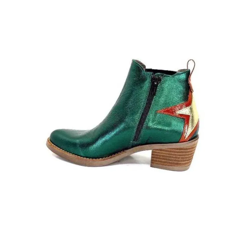Mkd Izac Cuir Metal Vert