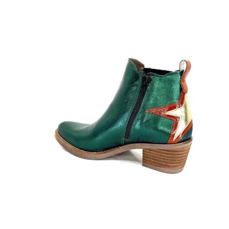 Mkd Izac Cuir Metal Vert
