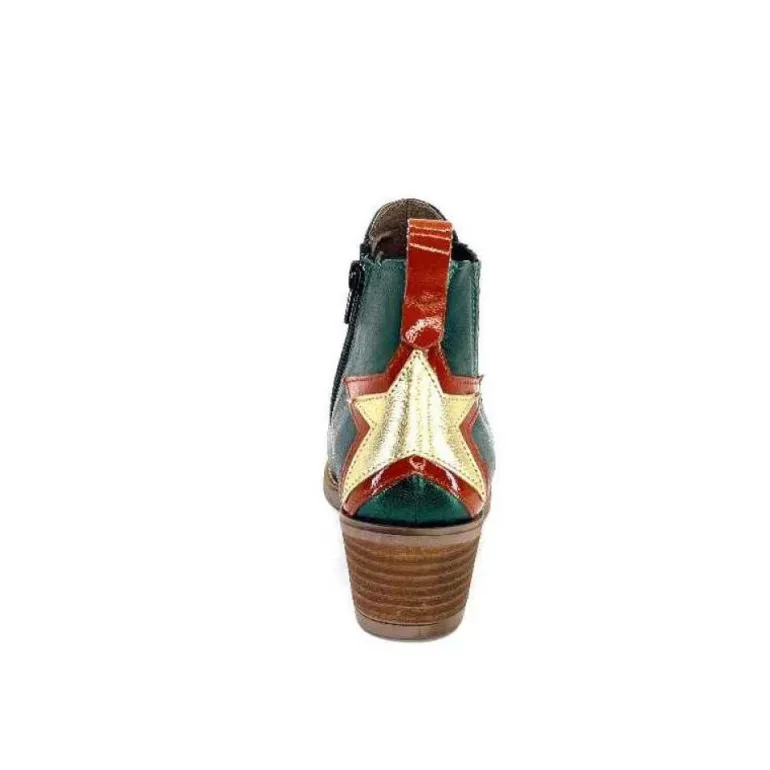 Mkd Izac Cuir Metal Vert