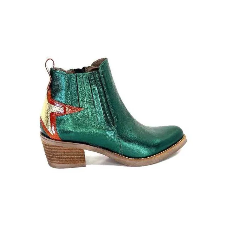Mkd Izac Cuir Metal Vert