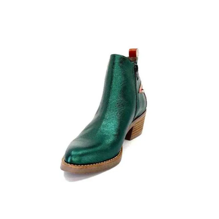 Mkd Izac Cuir Metal Vert
