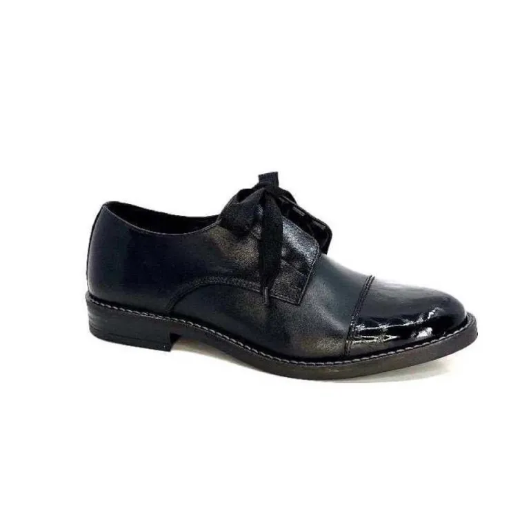Myma 7008/01 Cuir Noir Vernis Noir