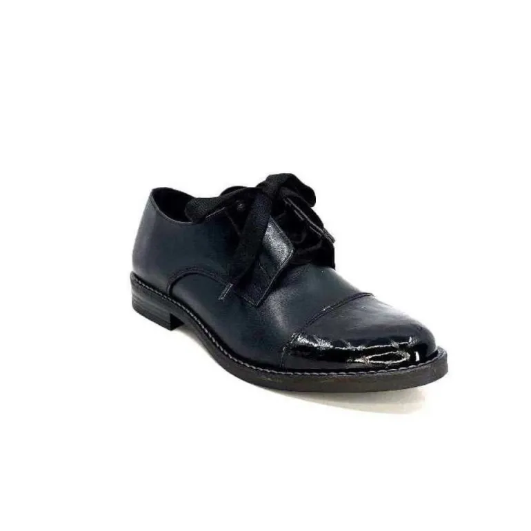 Myma 7008/01 Cuir Noir Vernis Noir