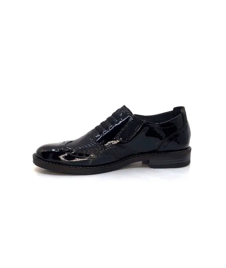 Myma 6009 Cuir Vernis Noir