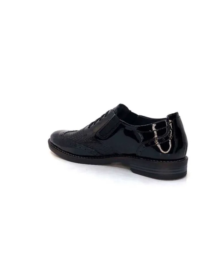 Myma 6009 Cuir Vernis Noir