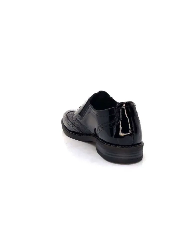 Myma 6009 Cuir Vernis Noir