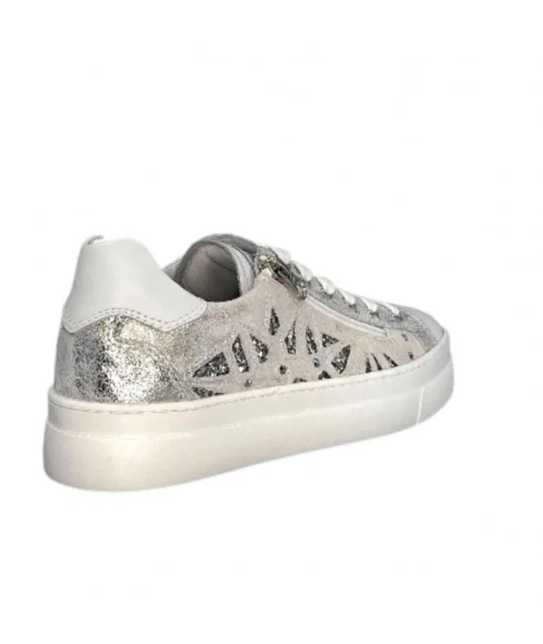 Nero Giardini 306512 D707 Cuir Blanc Argent