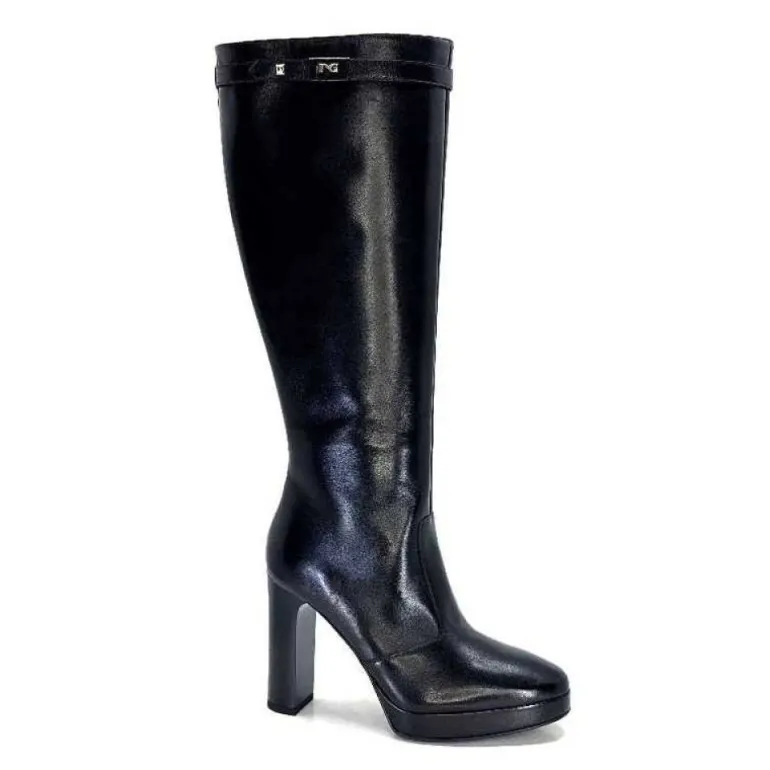 Nero Giardini 1308723 De 100 Cuir Noir