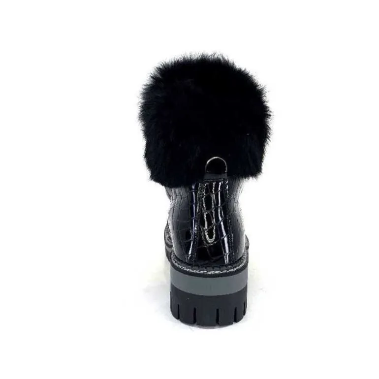 New Italia 1915450 Cuir Vernis Coco Noir