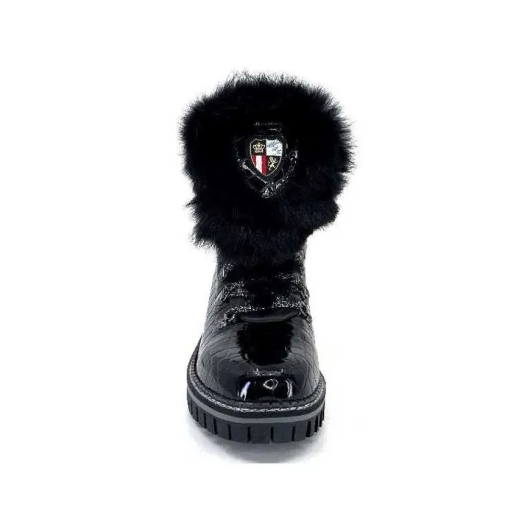 New Italia 1915450 Cuir Vernis Coco Noir
