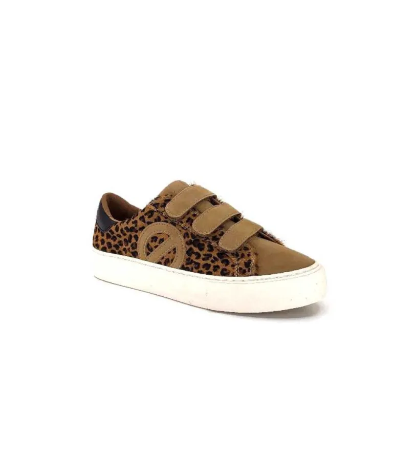 No Name Arcade Straps Side Daim Camel Leo