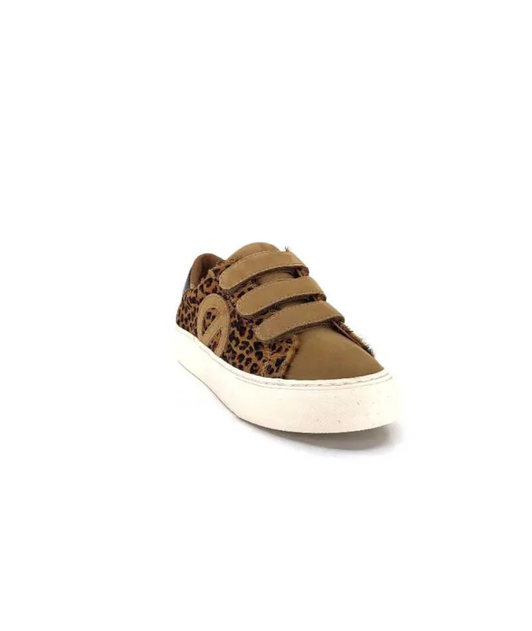 No Name Arcade Straps Side Daim Camel Leo