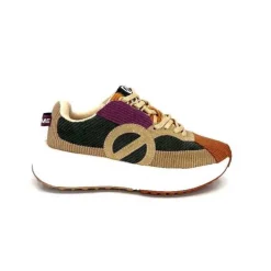 No Name Carter Runner Textile Kaki Noisette