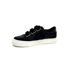 No Name Strike Straps Cuir Noir