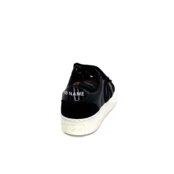 No Name Strike Straps Cuir Noir