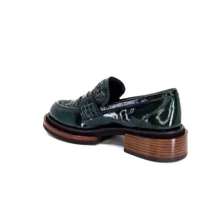 Pertini 32416 D8 Cuir Vernis Vert