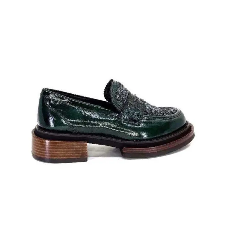 Pertini 32416 D8 Cuir Vernis Vert