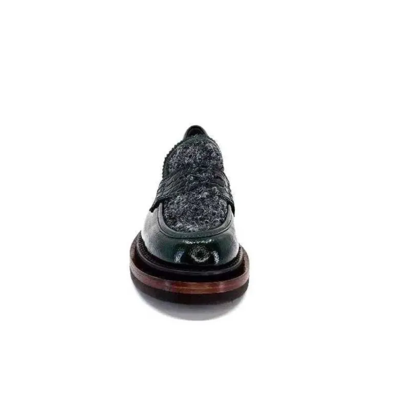 Pertini 32416 D8 Cuir Vernis Vert