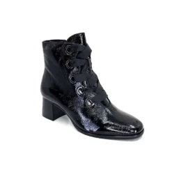 Regarde Le Ciel Ines 65 Cuir Vernis Noir