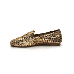 Reqins Hema Cuir Gold Leopard