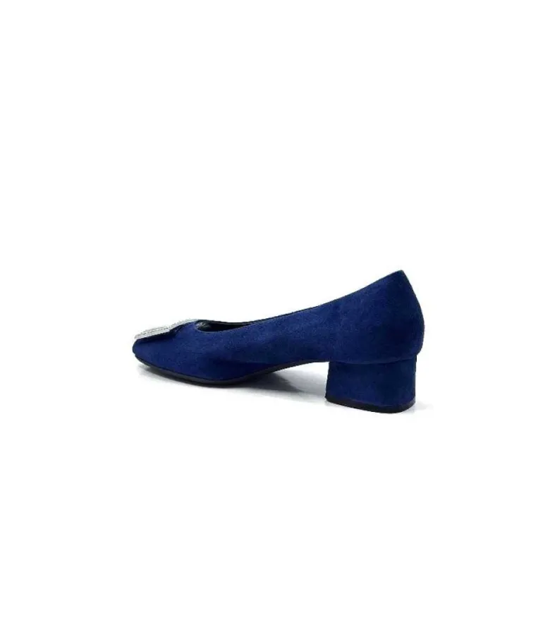 Reqins Karisse Daim Bleu Ocean