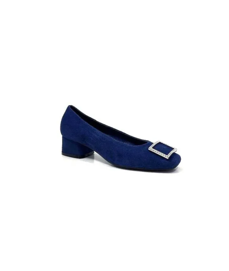 Reqins Karisse Daim Bleu Ocean