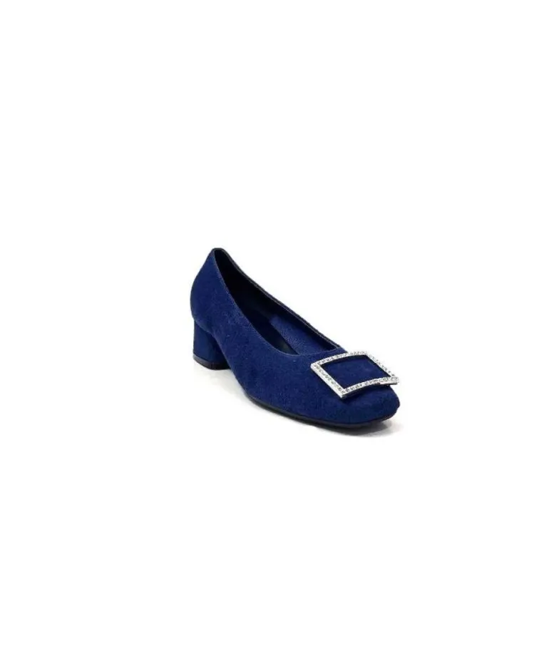Reqins Karisse Daim Bleu Ocean