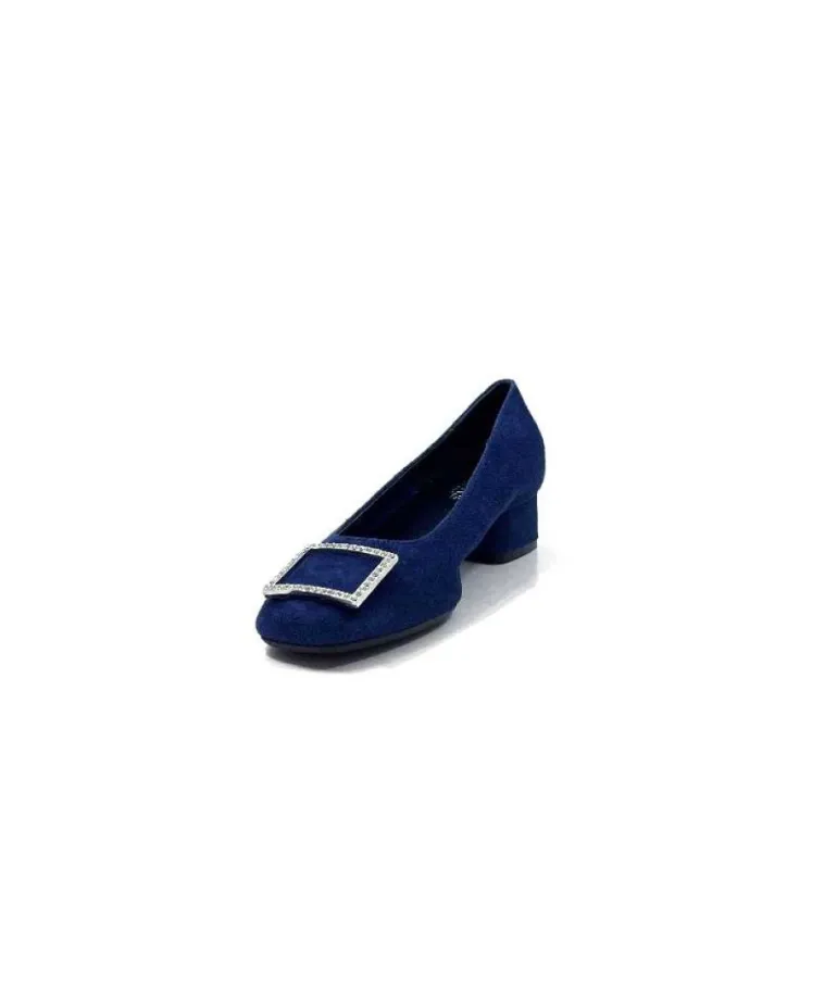 Reqins Karisse Daim Bleu Ocean