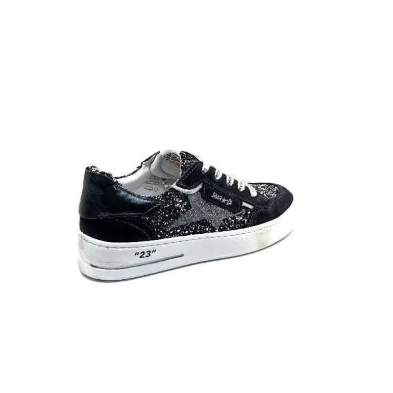 Semerdjian Smr Ale 10221 Cuir Gris & Glitter