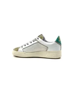 Semerdjian Smr Duck 9433 Cuir Blanc Glitter Or