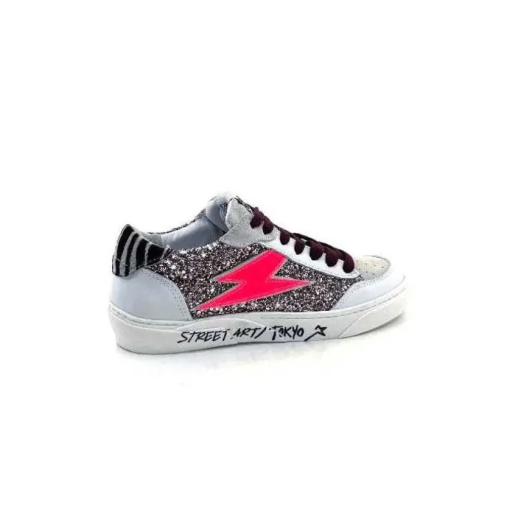 Semerdjian Smr23 Taline 10435 Cuir Blanc Glitter Rose