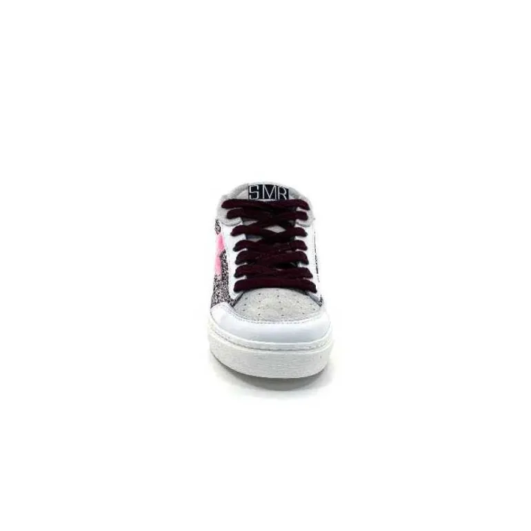 Semerdjian Smr23 Taline 10435 Cuir Blanc Glitter Rose