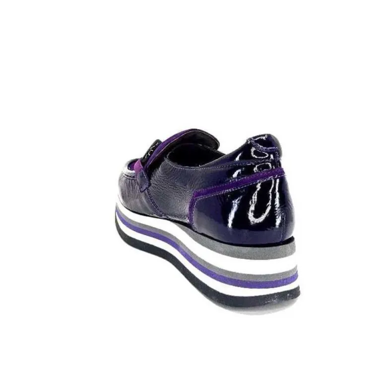 Softwaves 7.78.61 Cuir Vernis Et Daim Violet