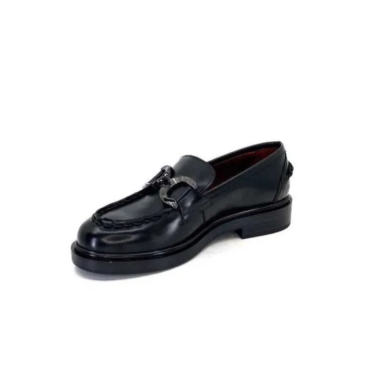 Triver Flight 709.06 Cuir Abrasivato Noir