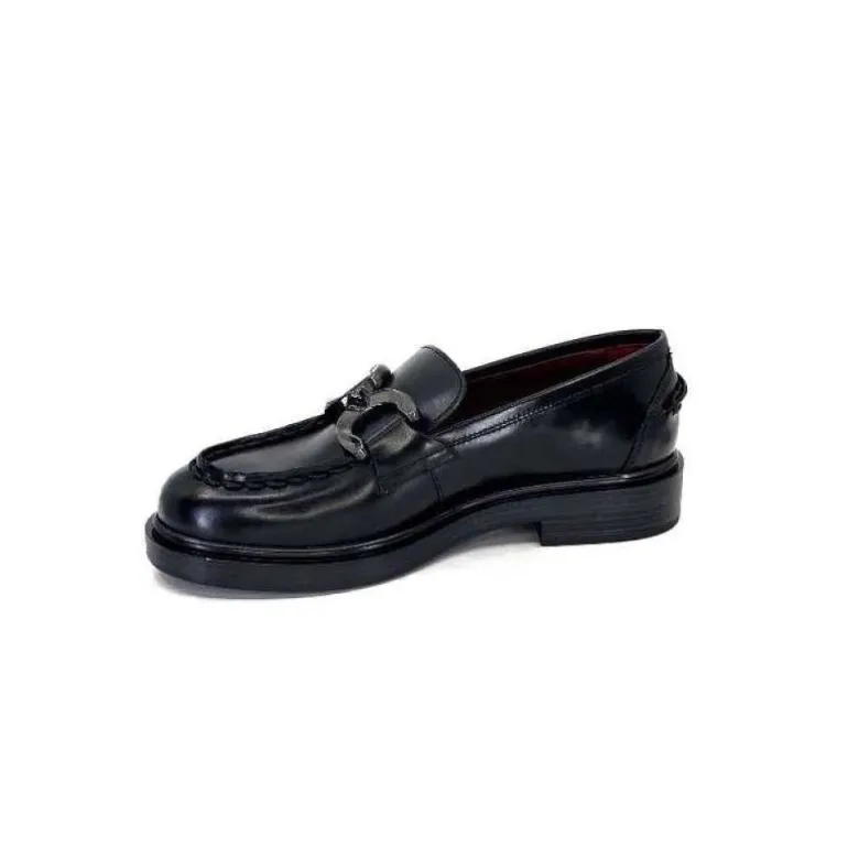 Triver Flight 709.06 Cuir Abrasivato Noir