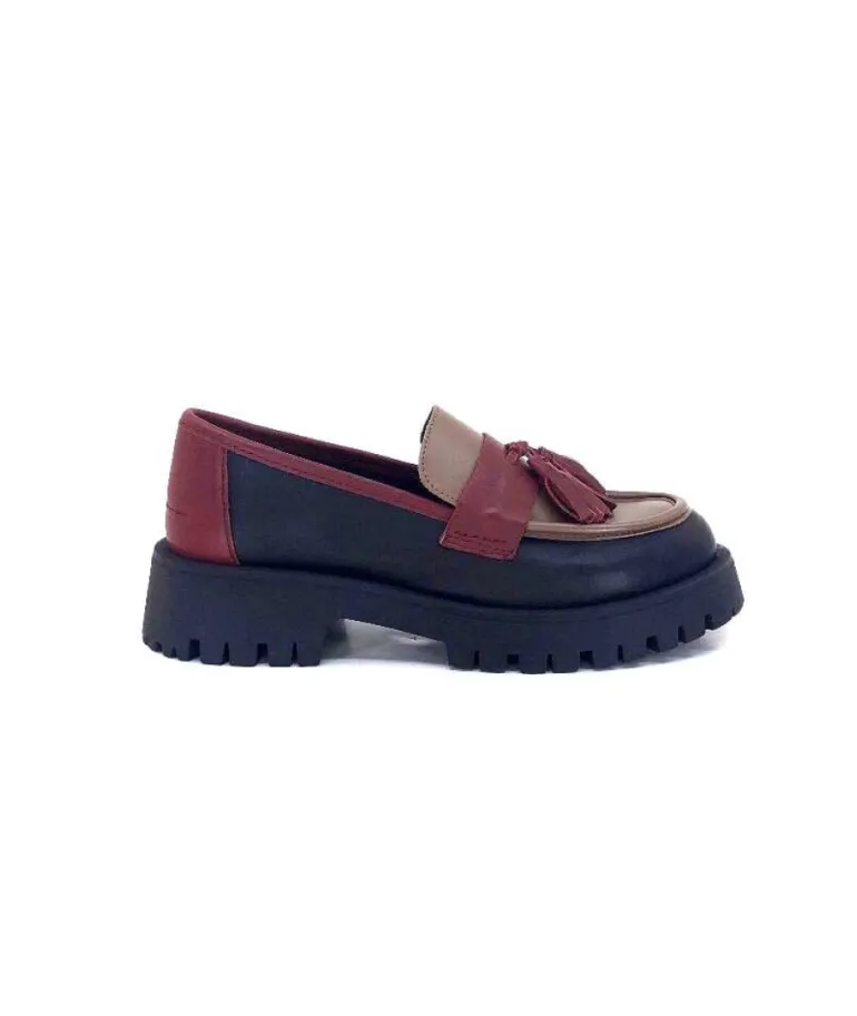 We Do 11244 Ch Cuir Noir Frango & Rouge