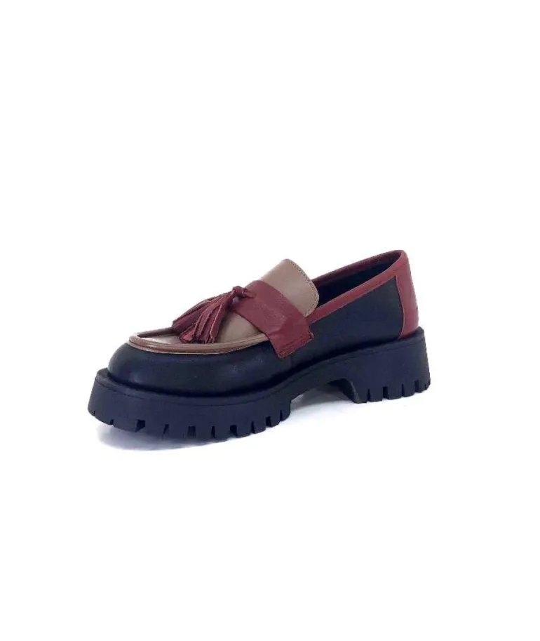 We Do 11244 Ch Cuir Noir Frango & Rouge