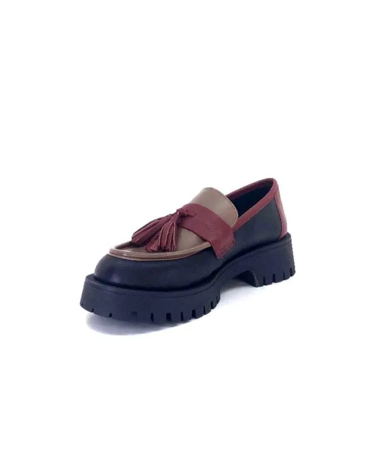 We Do 11244 Ch Cuir Noir Frango & Rouge