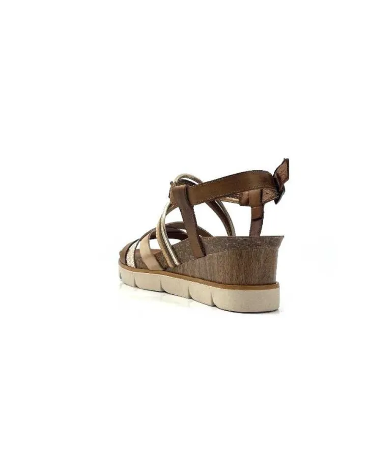 Xapatan 1536 Avellana Cuir Or Marron