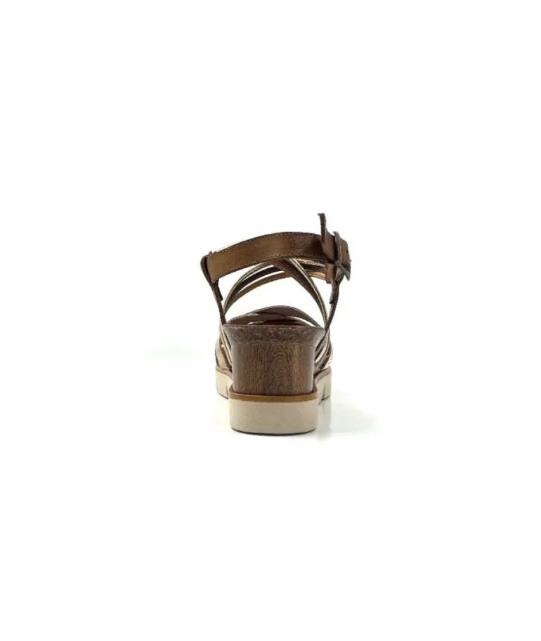 Xapatan 1536 Avellana Cuir Or Marron