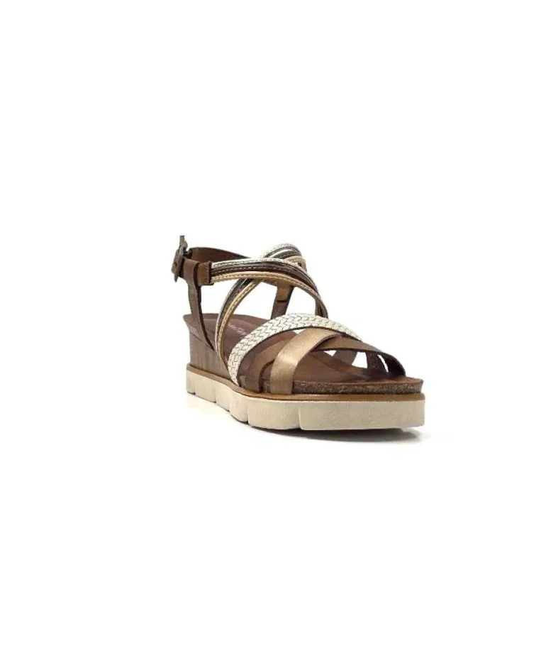 Xapatan 1536 Avellana Cuir Or Marron