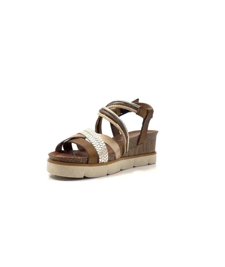 Xapatan 1536 Avellana Cuir Or Marron